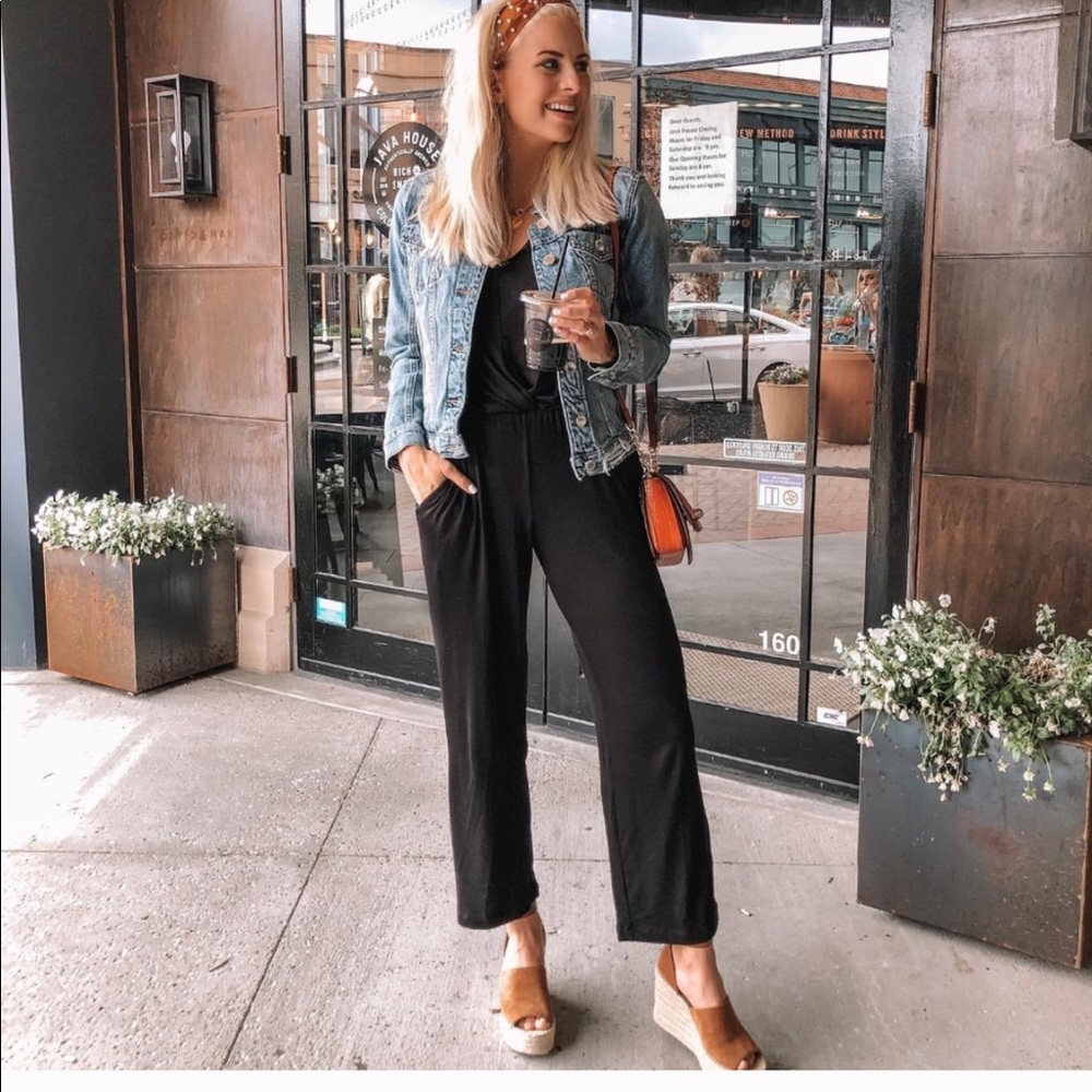 Black jumpsuit